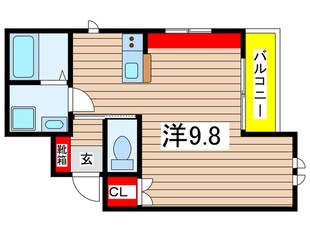 仮)中野島１丁目新築アパートの物件間取画像